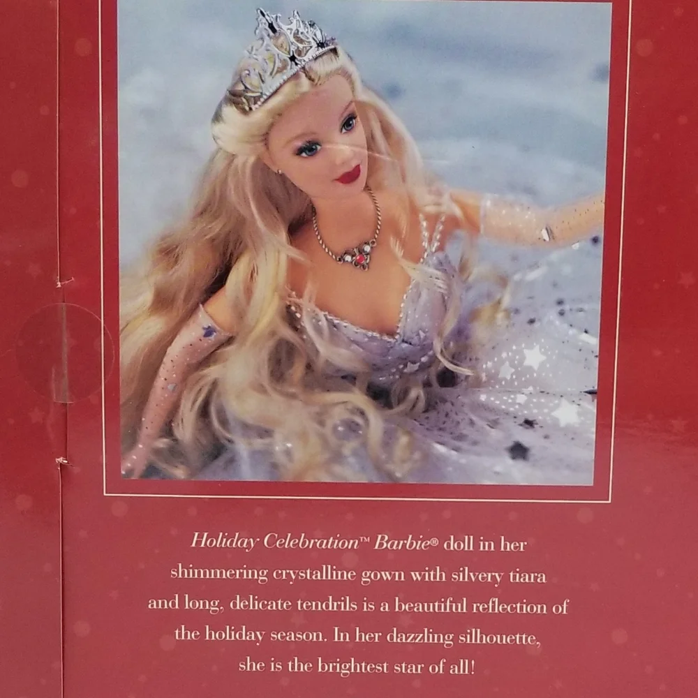 Barbie Special Edition 2001 Holiday Celebration Barbie Doll NIB Vintage Mattel